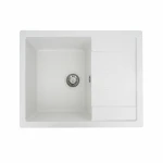 Гранітна мийка для кухні VALESO 6550 INTENSO матова Білосніжна