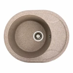 Гранітна мийка для кухні VALESO 5847 ONYX матова (карамель)