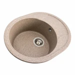 Гранітна мийка для кухні VALESO 5847 ONYX матова (карамель)