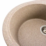 Гранітна мийка для кухні VALESO 5847 ONYX матова (карамель)