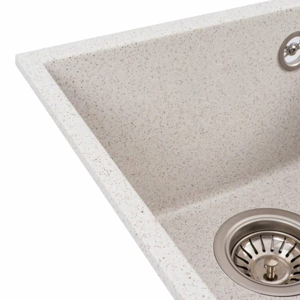 Гранітна мийка для кухні VALESO 3744 ROXY топаз