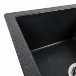 Гранітна мийка для кухні VALESO 5851 ARIA матовий Карбон