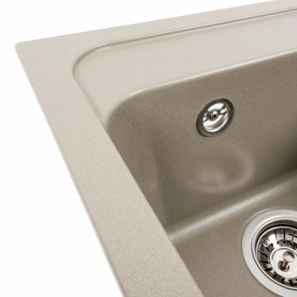 Гранітна мийка для кухні VALESO 4050 KORRADO матовий Титан