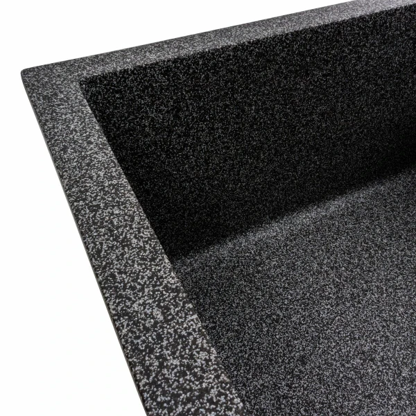 Кухонна мийка гранітна матова 7050 CASCADA VALESO графіт