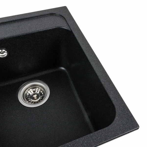 Гранітна мийка для кухні Карбон VALESO 4050 KORRADO матова