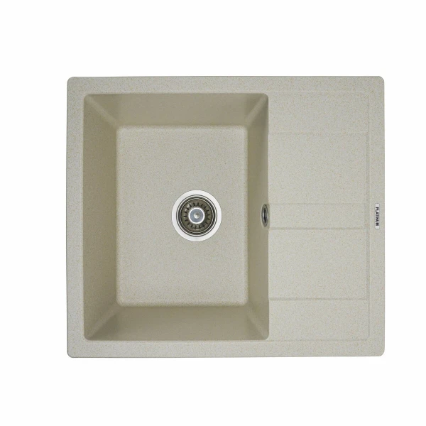 Гранітна мийка для кухні VALESO 5851 ARIA матова Пісок