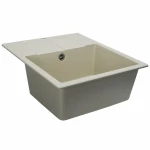 Гранітна мийка для кухні VALESO 5851 ARIA матова Пісок