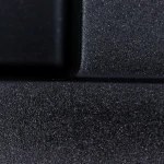 Гранітна мийка для кухні VALESO 7843 SOLID матовий Чорний металік