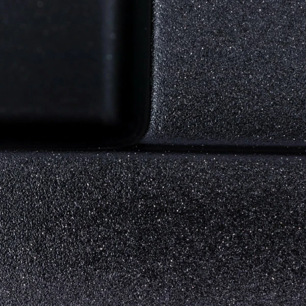 Гранітна мийка для кухні VALESO 7843 SOLID матовий Чорний металік