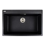 Гранітна мийка для кухні VALESO 7850 Bogema матовий Карбон