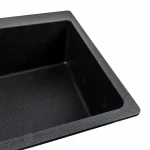 Гранітна мийка для кухні VALESO 7850 Bogema матовий Карбон