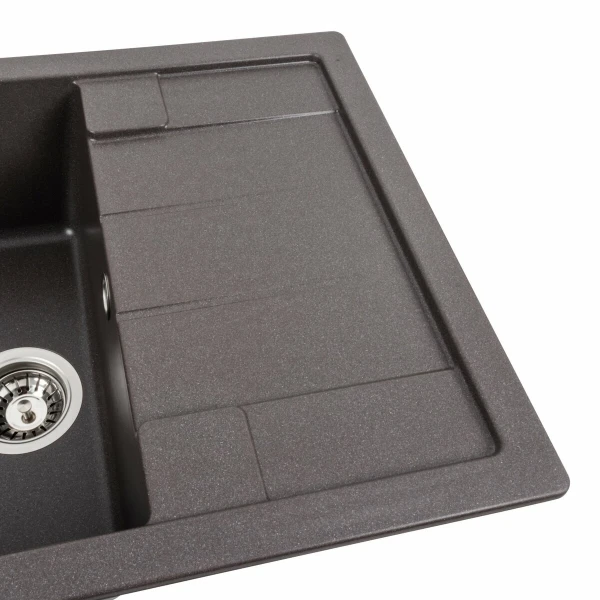 Гранітна мийка для кухні VALESO 6550 INTENSO матовий Гренадін