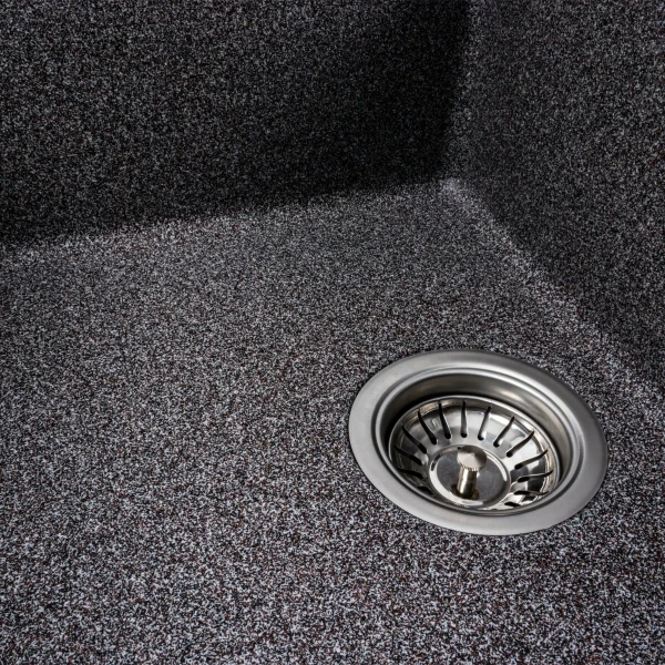 Гранітна мийка для кухні VALESO 6550 LOTOS матовий Мікс