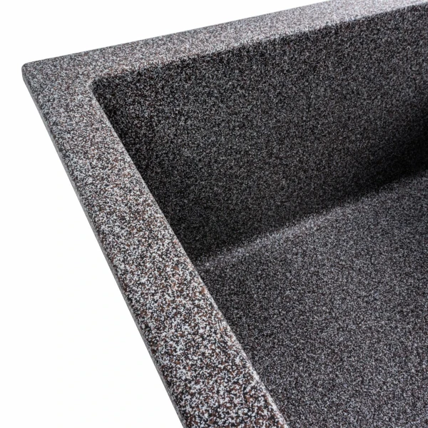 Гранітна мийка для кухні VALESO 6550 LOTOS матовий Мікс