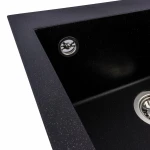 Мийка гранітна матова VALESO 5050 GALAX Чорний металік