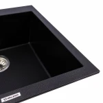 Мийка гранітна матова VALESO 5050 GALAX Чорний металік