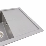 6550 CRIPTA матова Мийка гранітна VALESO (сірий мусон)