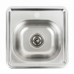 Кухонна мийка нержавіючої сталі Platinum ДЕКОР PLATINUM 3838 з (0,6/160 мм)
