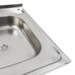 Мийка кухонна нержавіючої сталі Platinum PLATINUM 8060 R з (0,4/120 мм)