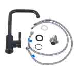 Змішувач кухонний Platinum PVD чорний 8004А-LI