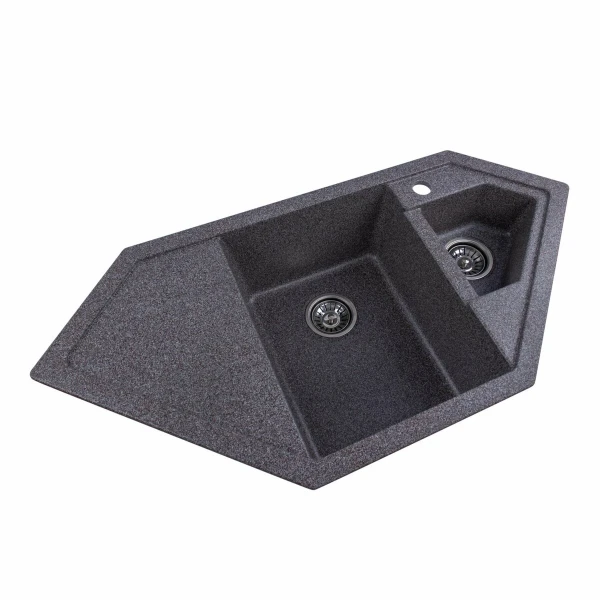 Гранітна мийка для кухні Platinum 9950 PANDORA матова Мікс