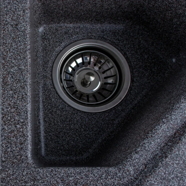 Гранітна мийка для кухні Platinum 9950 PANDORA матова Мікс