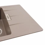 Гранітна мийка для кухні Platinum 7850 ROMA матова Дюна
