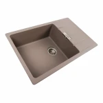 Гранітна мийка для кухні Platinum 7850 ROMA матова Дюна