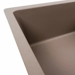 Гранітна мийка для кухні Platinum 7850 ROMA матова Дюна