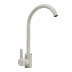 Кухонний змішувач Platinum 7990 NEST Білий в крапку