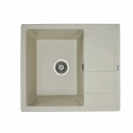 Гранітна мийка для кухні Platinum 5851 ARIA матова Пісок