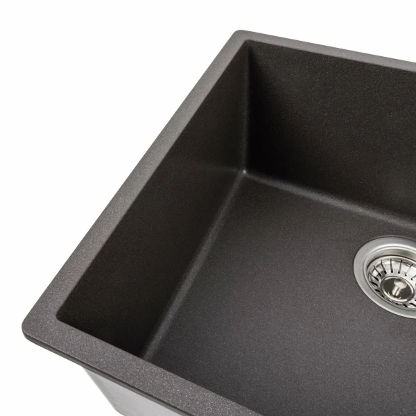 Гранітна мийка для кухні Platinum 5444 OASIS матовий Гренадін