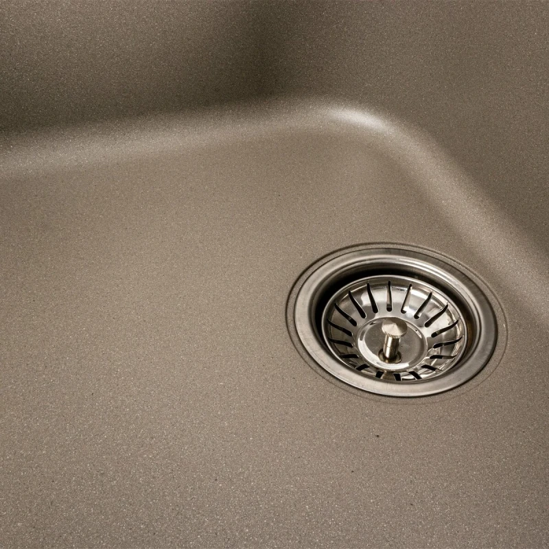Гранітна мийка для кухні Platinum Equatoria матовий PLATINUM 7950 Титан