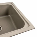 Гранітна мийка для кухні Platinum Equatoria матовий PLATINUM 7950 Титан