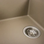 Гранітна мийка для кухні Platinum 7950 Selena матовий Титан