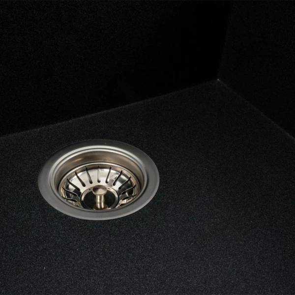 Гранітна мийка для кухні Platinum матовий Карбон PLATINUM 9651 ATLAS