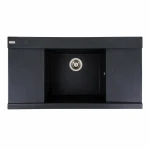 Гранітна мийка для кухні Platinum матовий Карбон PLATINUM 9651 ATLAS