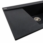 Гранітна мийка для кухні Platinum матовий Карбон PLATINUM 9651 ATLAS