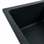 Гранітна мийка для кухні Platinum 6250 ZIRKONE матовий Антрацит