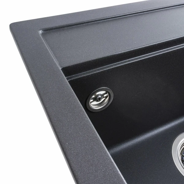 Гранітна мийка для кухні Platinum 5149 FIESTA матовий Моріон