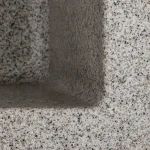 Гранітна мийка для кухні Platinum 4040 RUBA матовий сірий