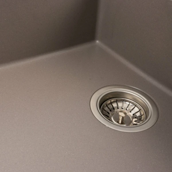 Гранітна мийка для кухні Platinum 8650 DIAMOND матова Дюна