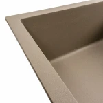 Кухонна мийка гранітна Platinum PLATINUM 7050 CASCADA матова Титан