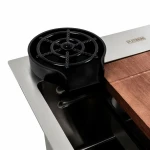 Кухонна мийка Platinum Handmade "Водоспад" PLATINUM CM 75×46A нержавійка