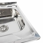 Кухонна мийка нержавіючої сталі Valeso ПОЛІРОВКА VALESO 6060 R з (0,7/160 мм)