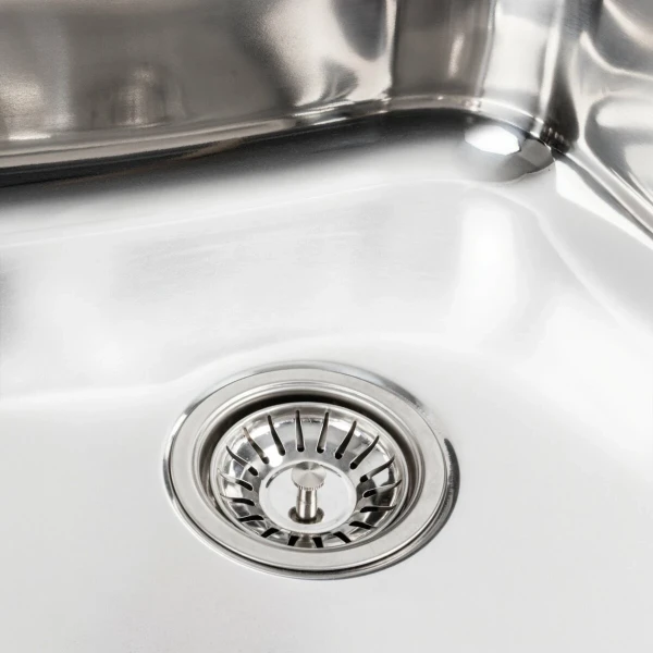 Кухонна мийка нержавіючої сталі Valeso ПОЛІРОВКА VALESO 6060 R з (0,7/160 мм)