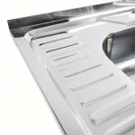 Кухонна мийка нержавіючої сталі Valeso ПОЛІРОВКА VALESO 6060 R з (0,7/160 мм)