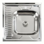 Кухонна мийка нержавіючої сталі Valeso ПОЛІРОВКА VALESO 6060 R з (0,7/160 мм)