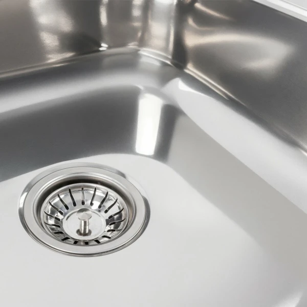 Кухонна мийка з нержавіючої сталі Valeso ПОЛІРОВКА 8050 R (0,7/160 мм)