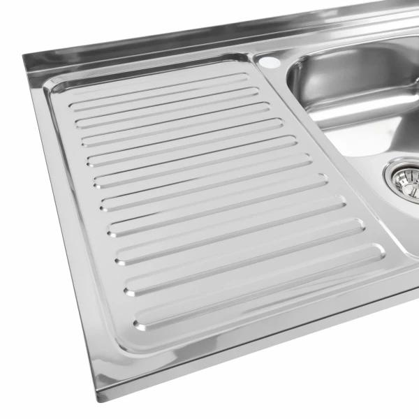 Кухонна мийка з нержавіючої сталі Valeso ПОЛІРОВКА 8050 R (0,7/160 мм)